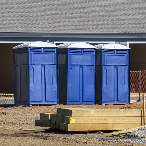 what is the cost difference between standard and deluxe porta potty rentals in Anthony